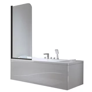 Vaňová zástena Hydrosan jednodielna, 80 x 140 cm, priehľadná